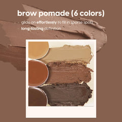 Kara Beauty Eyebrow Kit brow bone highlighters add lift and glow.