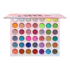 Kara Beauty Mega Glitz Palette front view for bold glam looks.