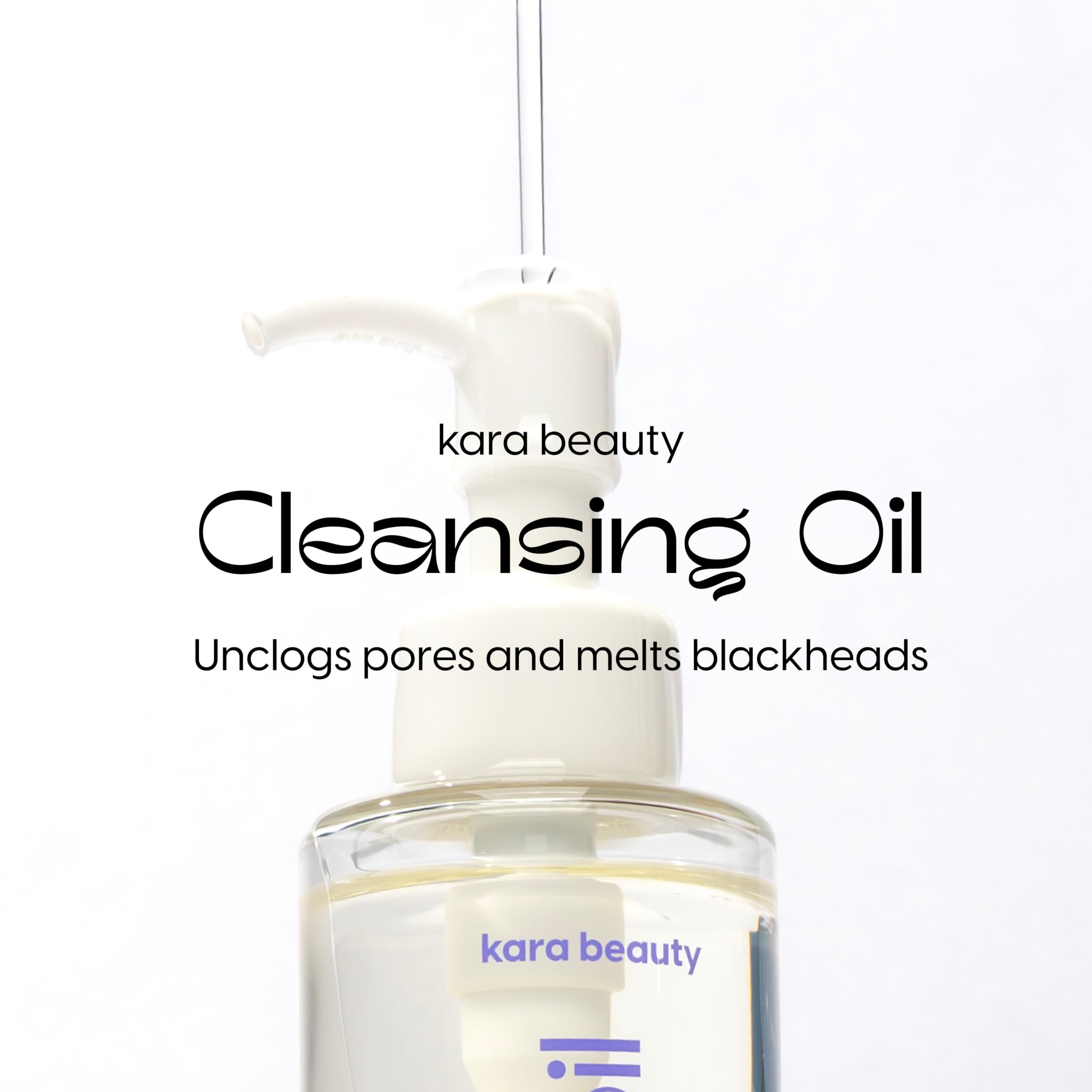 Kara Beauty Radiant Cleansing Oil dissolving makeup for a clean start