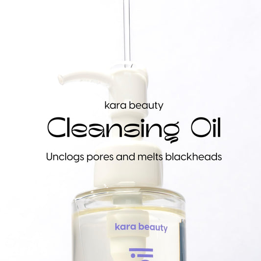 Kara Beauty Radiant Cleansing Oil dissolving makeup for a clean start