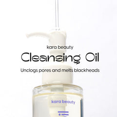 Kara Beauty Radiant Cleansing Oil dissolving makeup for a clean start