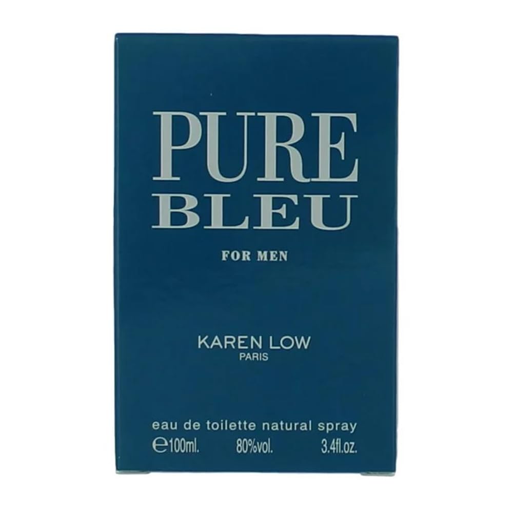 Karen Low Pure Blue cap detail showcases sleek modern design.