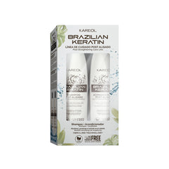 Kareol Brazilian Keratin kit pack image: a complete system for lasting straightened hair
