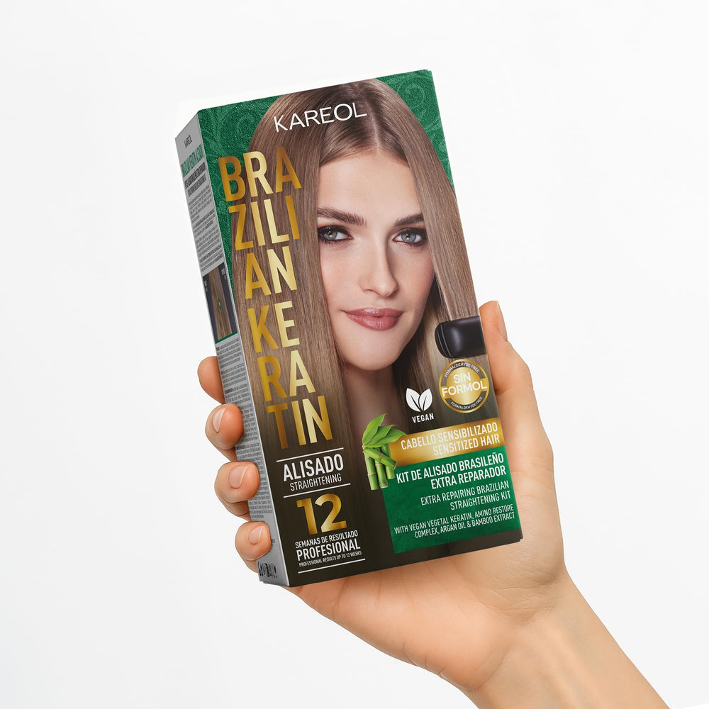 Kareol keratin kit delivers hair smoothing and frizz control