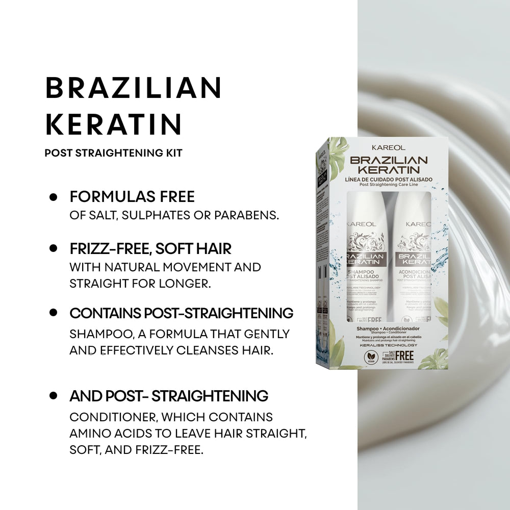 Kareol keratin advanced formula visuals: hyaluronic acid and keratin hydrate and strengthen