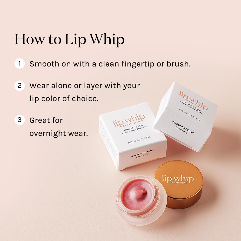 Kari Gran Lip Whip uses organic oils for nourishing lip care