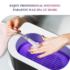 Karite paraffin wax bath in a compact design for home use