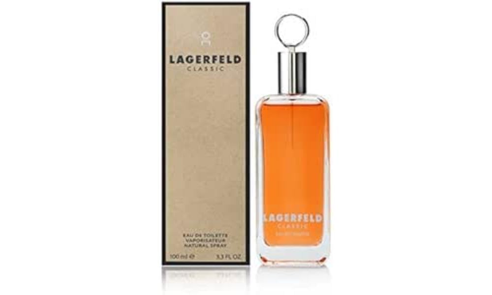 Karl Lagerfeld for Men bottle front view highlights a modern silhouette for daily wear