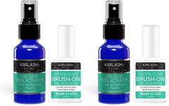 Karlash dip system brush-on glue gel 0.5 oz enables precise nail application