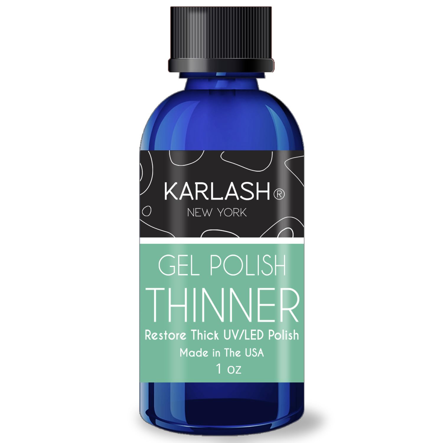 Karlash Gel Polish Thinner dropper demonstrates easy 2-3 drops revival for smooth gel