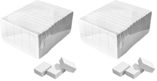 Karlash nail mini white buffer block with 80/100 grit for prep before polish