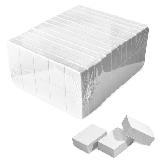 Karlash Nail Mini White Buffer Block with dual grit for smooth prep before polish