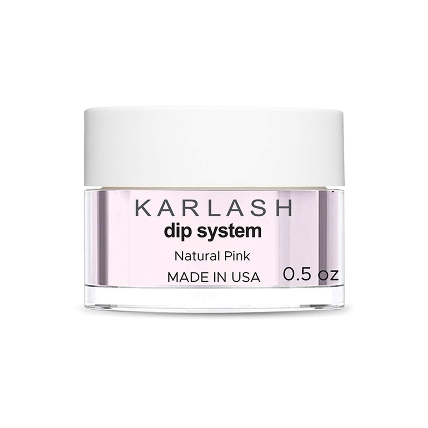 Karlash nail repair in action shows smooth, natural finish after dip system use