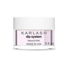 Karlash nail repair in action shows smooth, natural finish after dip system use