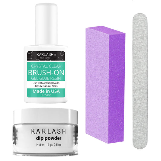 Karlash Nail Repair Kit crystal clear bottle for quick at-home repairs.