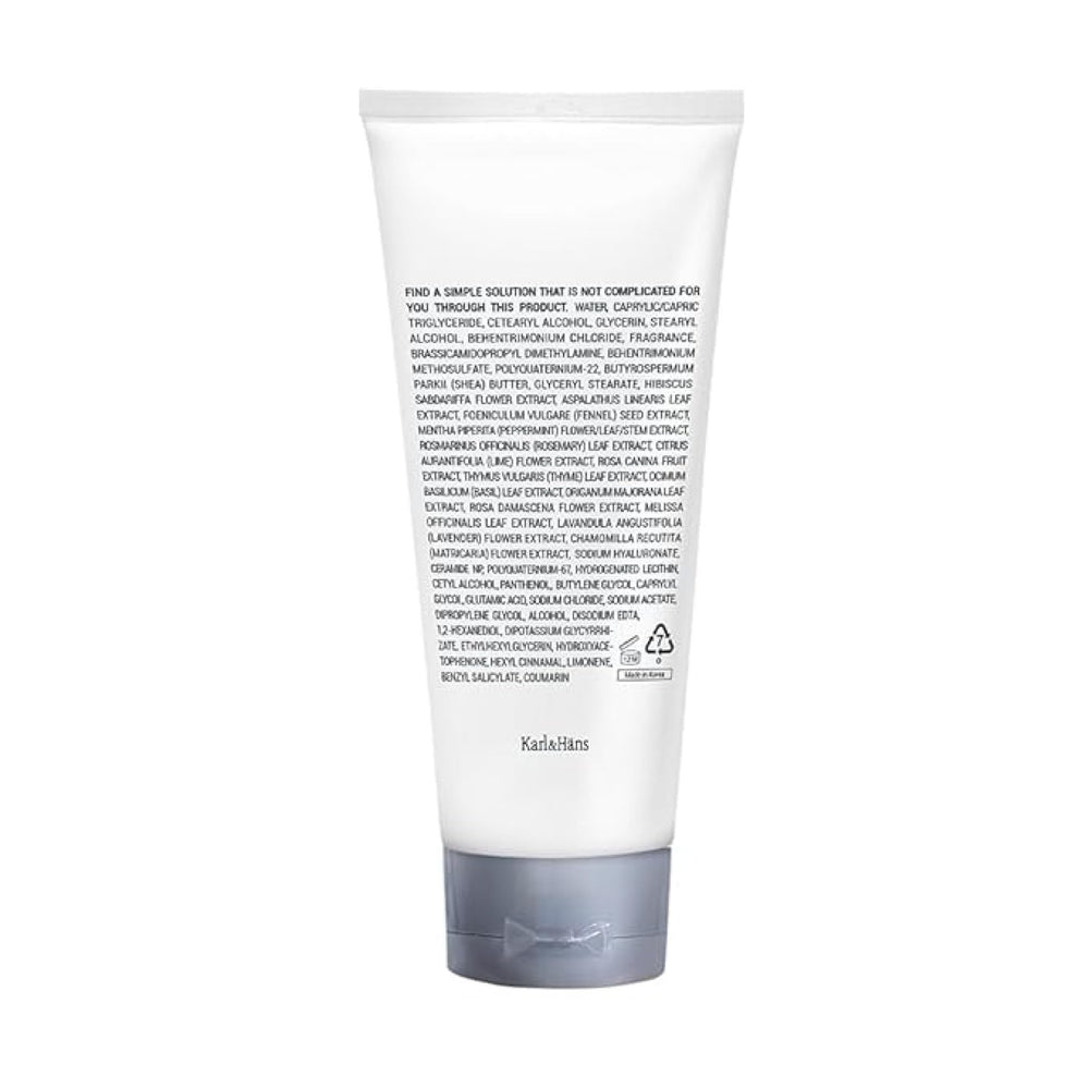 Karl&amp;Häns Botanic Gourmand Coconut Conditioner tropical fragrance for a refreshing shower experience.
