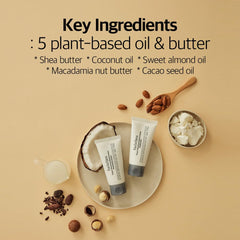 Karl&Häns hand cream texture during quick absorption without residue