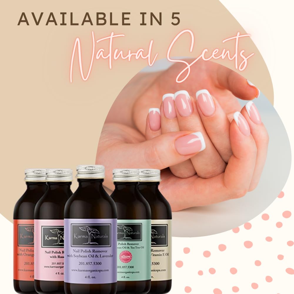 Karma Organic Nail Polish Remover 3-pack box ready for home use