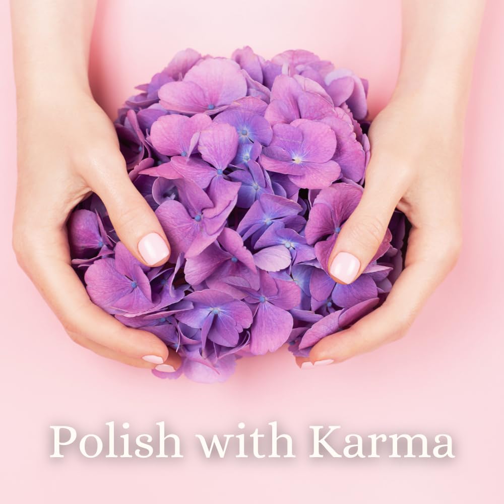 Karma Organic acetone-free formula reduces harsh chemical exposure