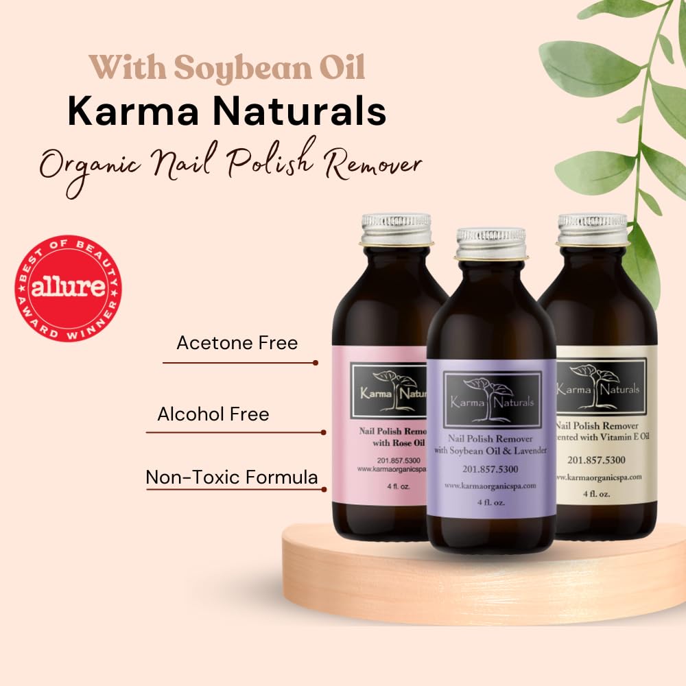 Karma Organic Unscented remover bottle offers fragrance-free, gentle removal