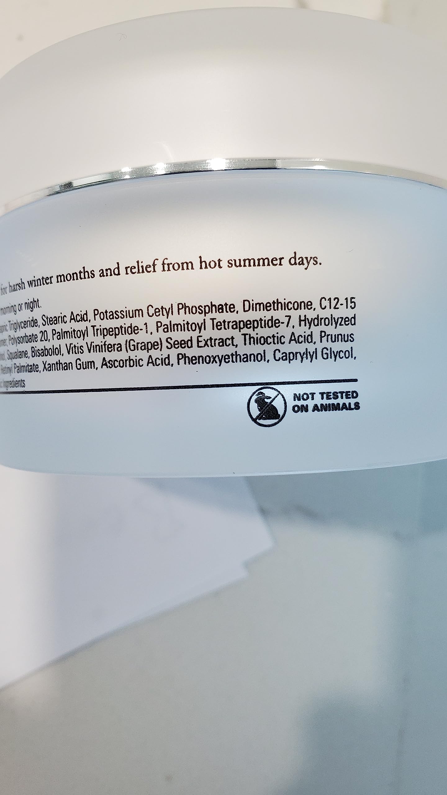 KarmaCeuticles Ultra Soy Peptide Crème application routine showcases daily use.