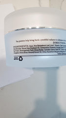 KarmaCeuticles Ultra Soy Peptide Crème bottle closeup highlights premium ingredients.