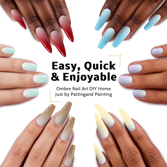 Karroy 16-color ombre gel set demonstrates rich gradient capability.
