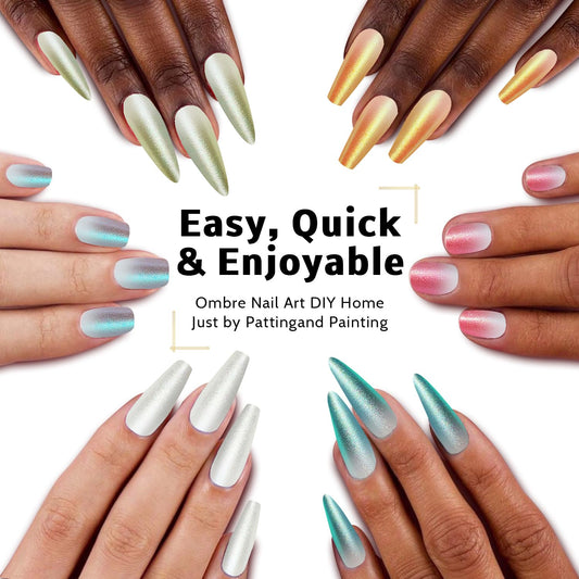 Karroy mermaid chrome nail art adds shimmering dimension