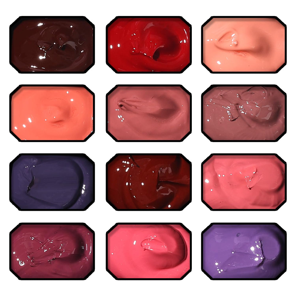 Karroy chrome-friendly gel palette pairs with chrome powder accents.