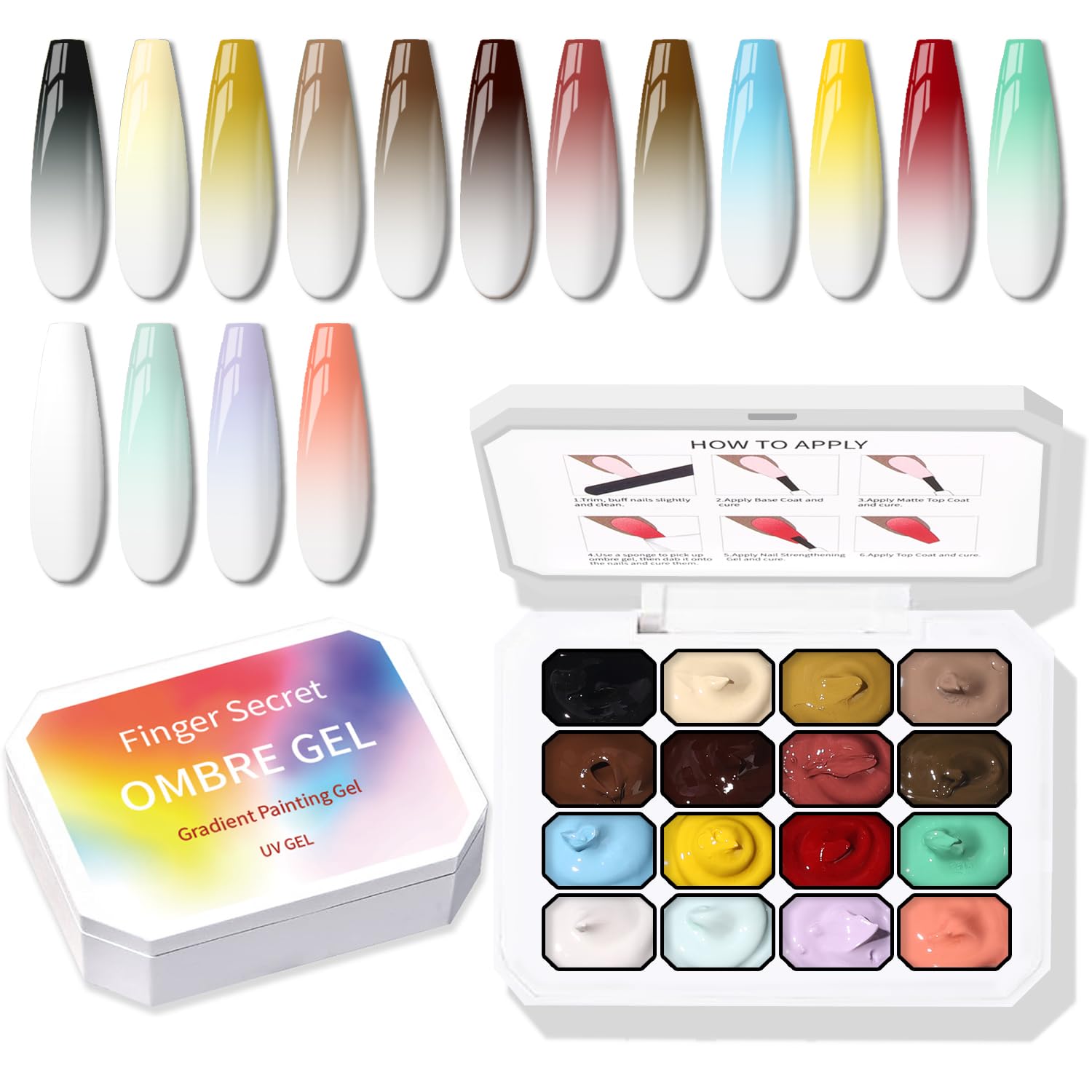 Karroy complete nail art kit setup encourages creative nail design.