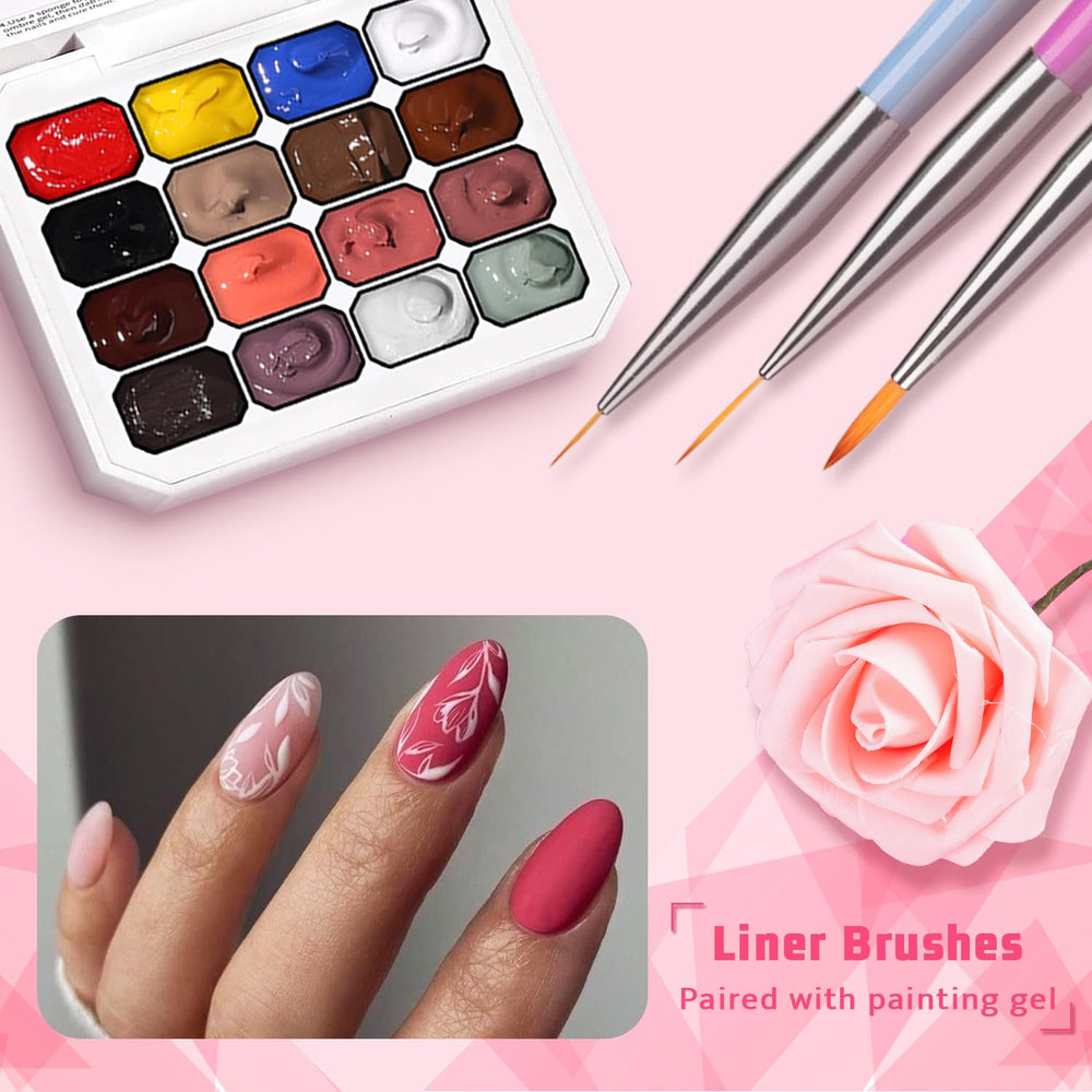 Karroy grabber tools included for easy gel nail pickup and foolproof handling