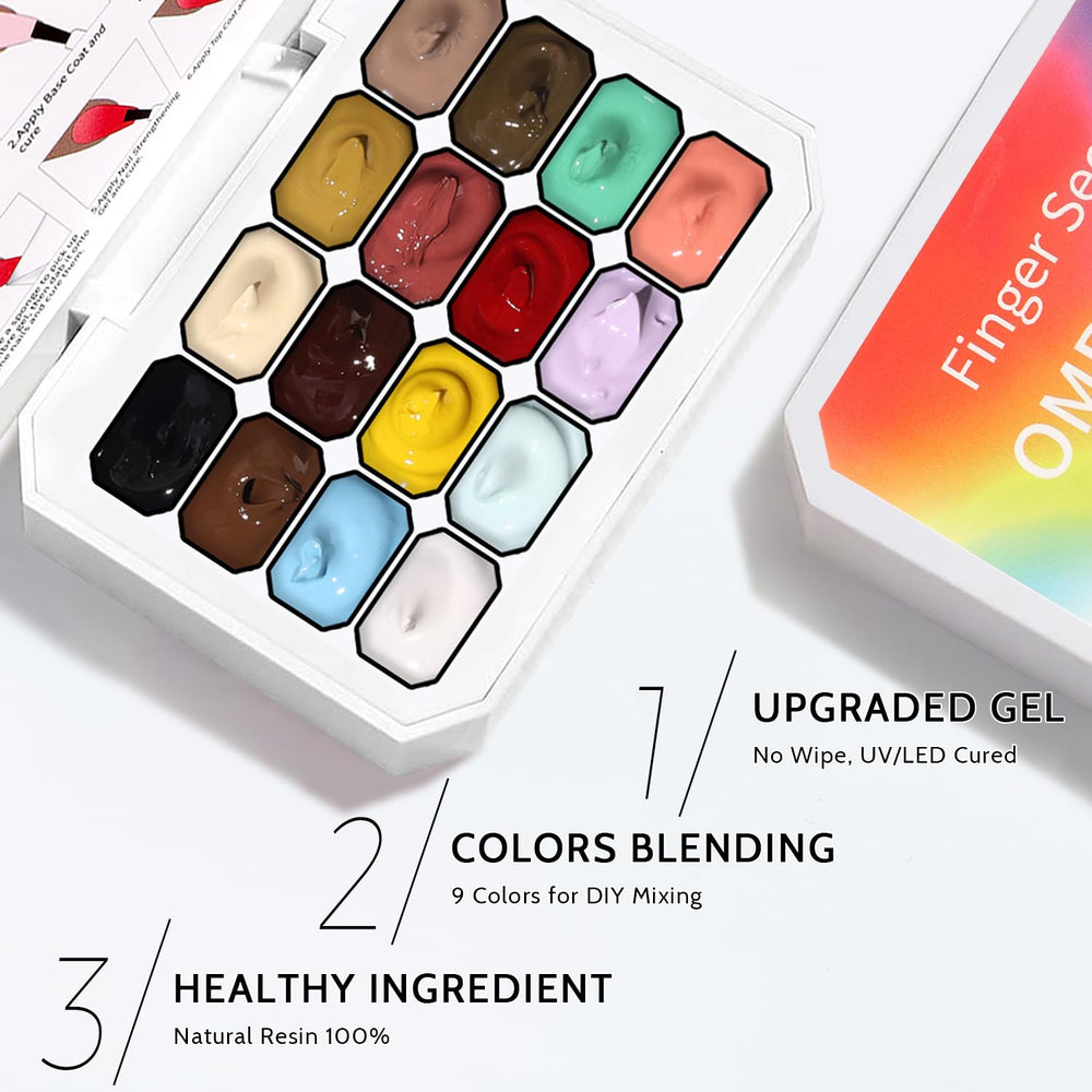 Karroy highly pigmented colors yield vibrant gradients with fewer coats.
