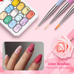 Karroy nail art tools and sponges simplify gradient effects at home.