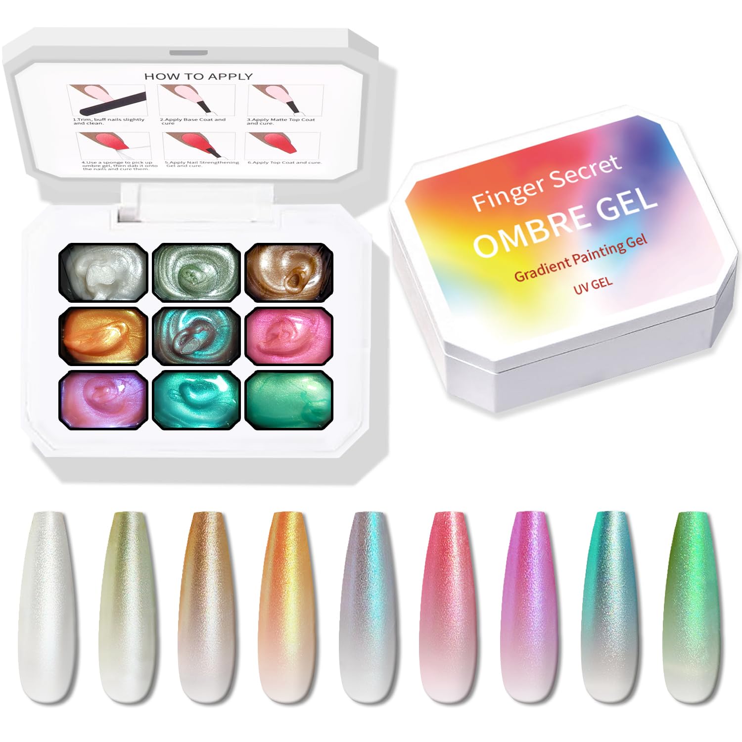 Karroy nine-color set enables versatile nail art options