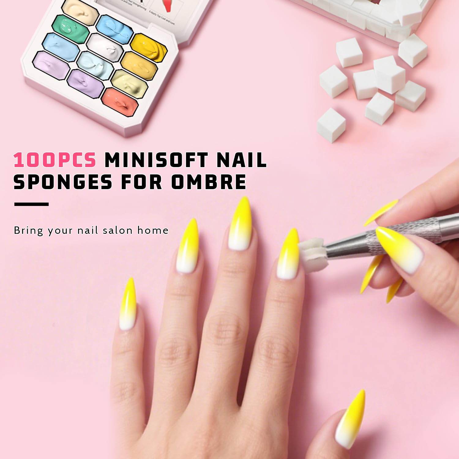 Karroy gradient ombre nail art color swatches for quick, professional-looking fades.