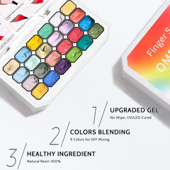 Karroy ombre gradient nail art example showcasing versatility.