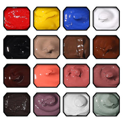 Karroy Sponge Pat Paint Nail Gel compatible with base and top coats for durable shine.