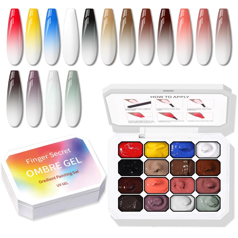 Karroy Sponge Pat Paint Nail Gel no-wipe finish option for a cleaner look post-cure.