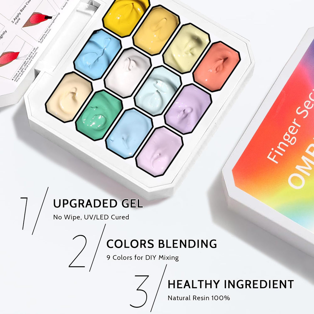 Karroy chrome-friendly gel accents for decorative nails.