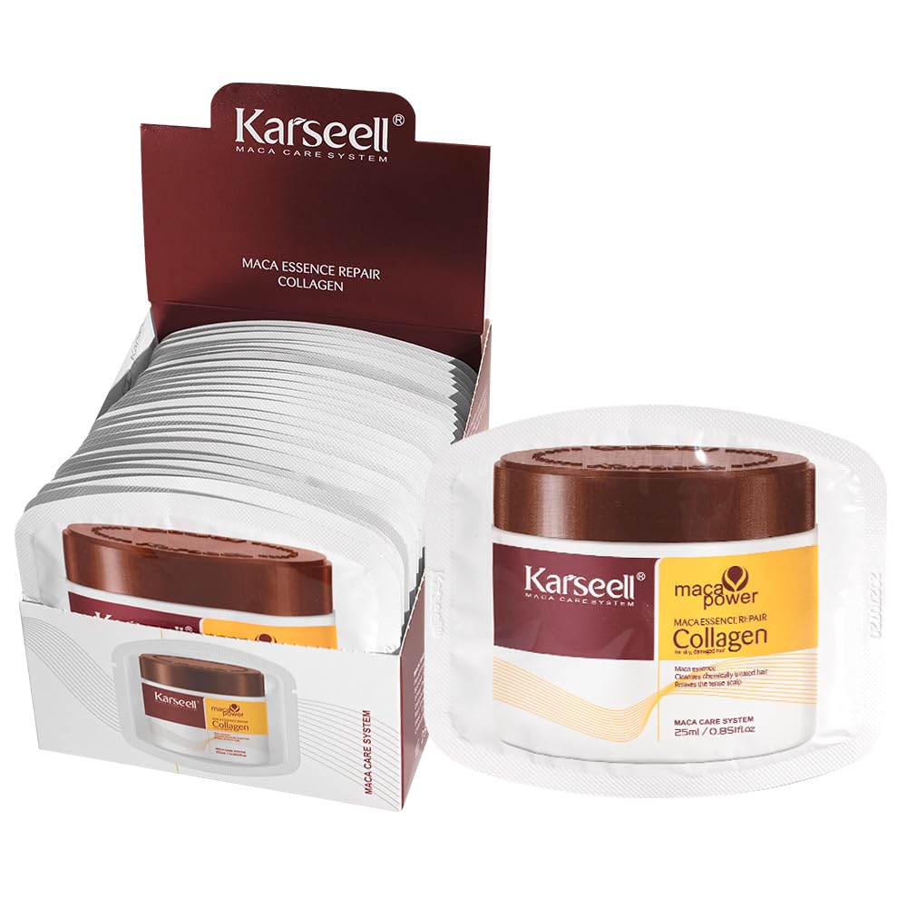 Karseell collagen mask packaging in a compact travel size.