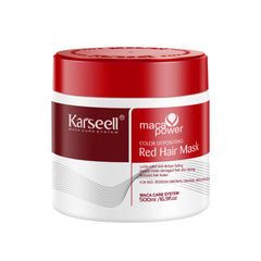 Karseell color depositing conditioner bottle close-up refreshing red tones between color sessions