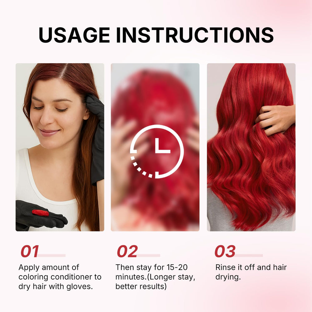 Karseell post-use hydration leaves hair silky and manageable red tones