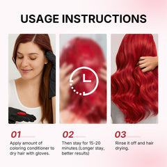 Karseell post-use hydration leaves hair silky and manageable red tones