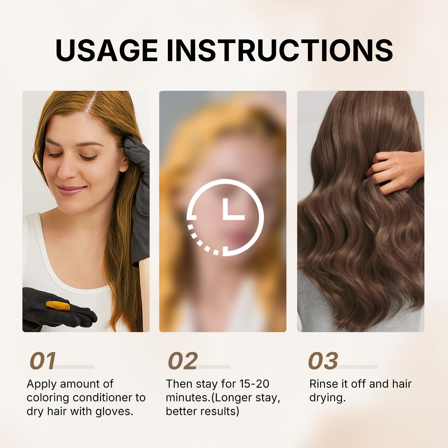Karseell color depositing conditioner closeup texture reveals rich cream.