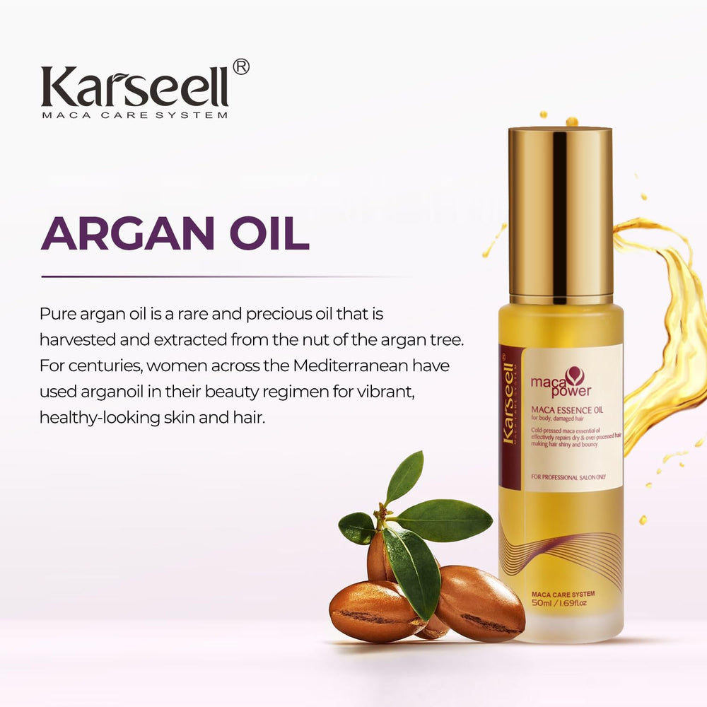 Karseell hair mask texture close-up emphasizes rich moisture and silkiness.