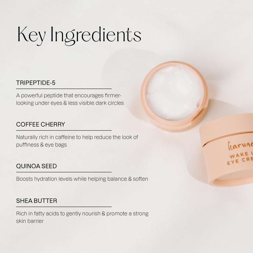 Karuna clean beauty label with vegan and cruelty-free claims.