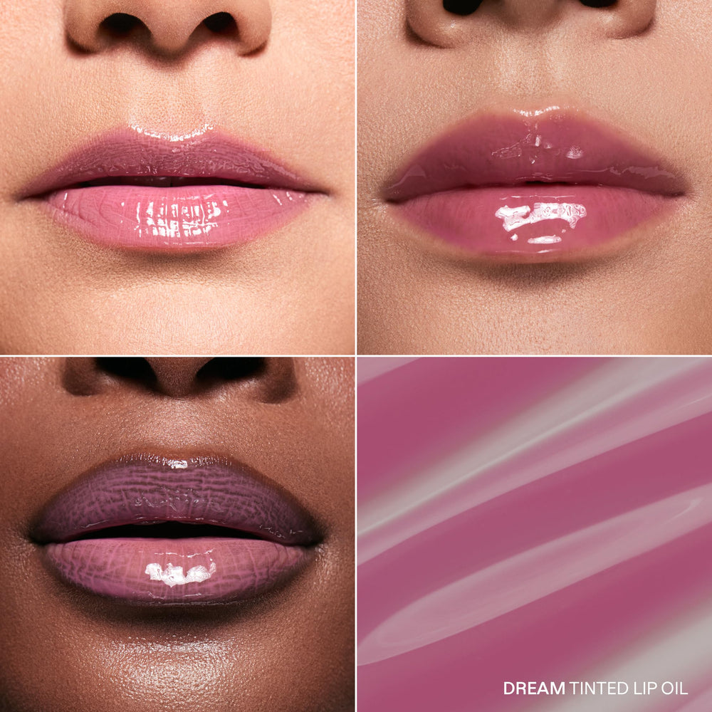 Nourishing oils in Karuna Dream Lip Oil with vegan formula.
