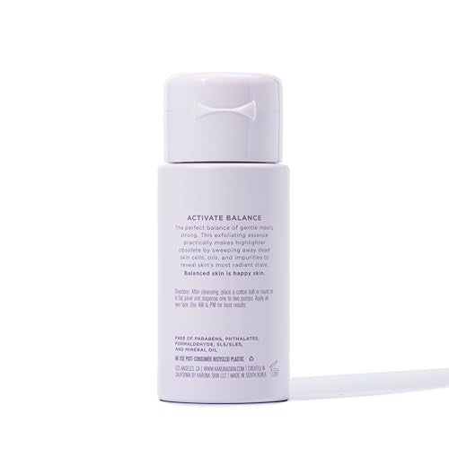 Close-up texture of Karuna Hydrating Face Toner showing gentle exfoliation and hydration.