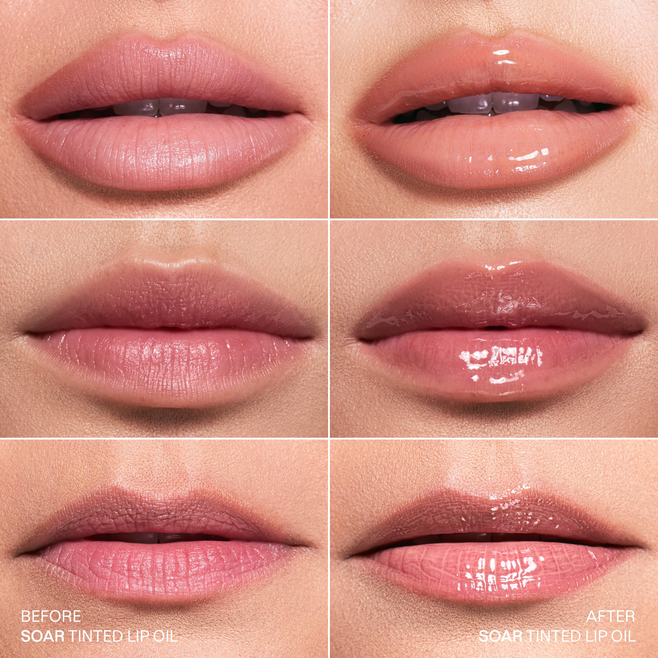 Karuna peptides and antioxidants in lip oil support daily lip care.