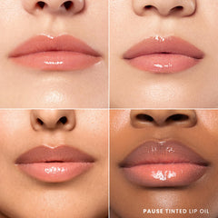 Karuna Tinted Lip Oil close-up texture reveals smooth, non-sticky hydration.